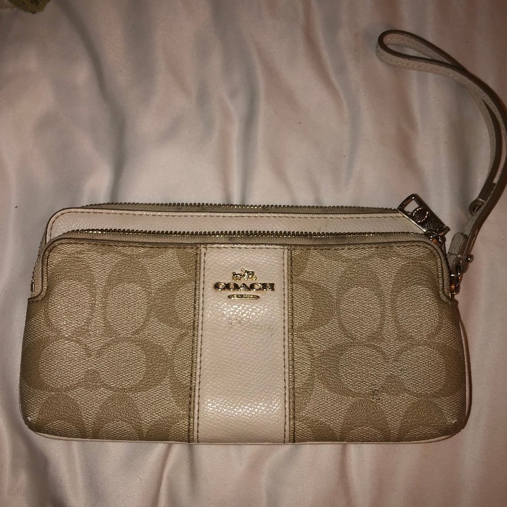 Tan Coach Wallet